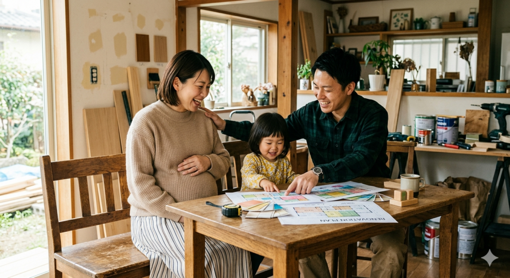幸せな日々　AI画像です