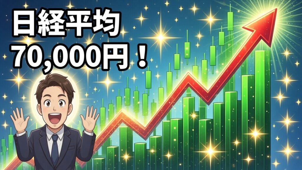 日経平均7000円突破