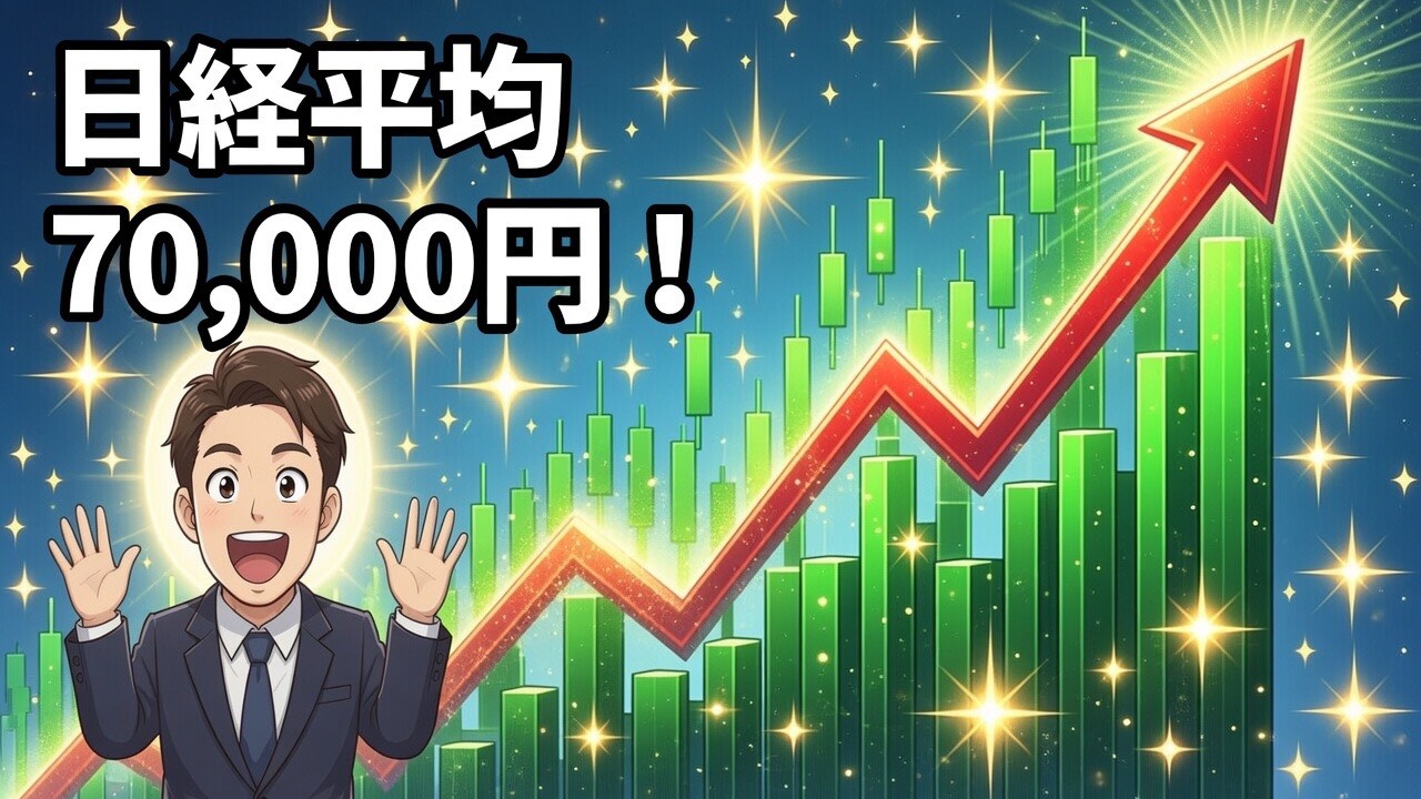 日経平均7000円突破